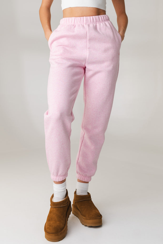 Organic Sweatpants - Bubblegum Pink