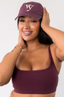Women's Baseball Hat - Wine