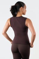 Vitality Basis® Muscle Tank - Espresso