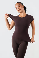 Vitality Basis® Raglan Tee - Espresso