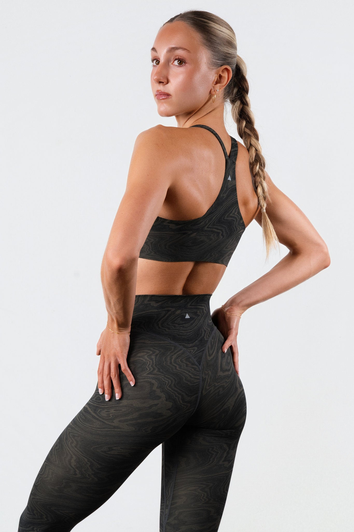 Vitality Pulse® Strappy Racer Bra - Woodgrain