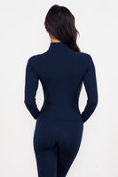 Cloud II™ Fitted Half Zip - Nocturne Contrast