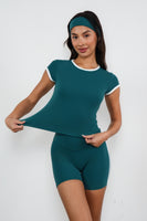 Cloud II™ Bra Tee - Spruce Contrast
