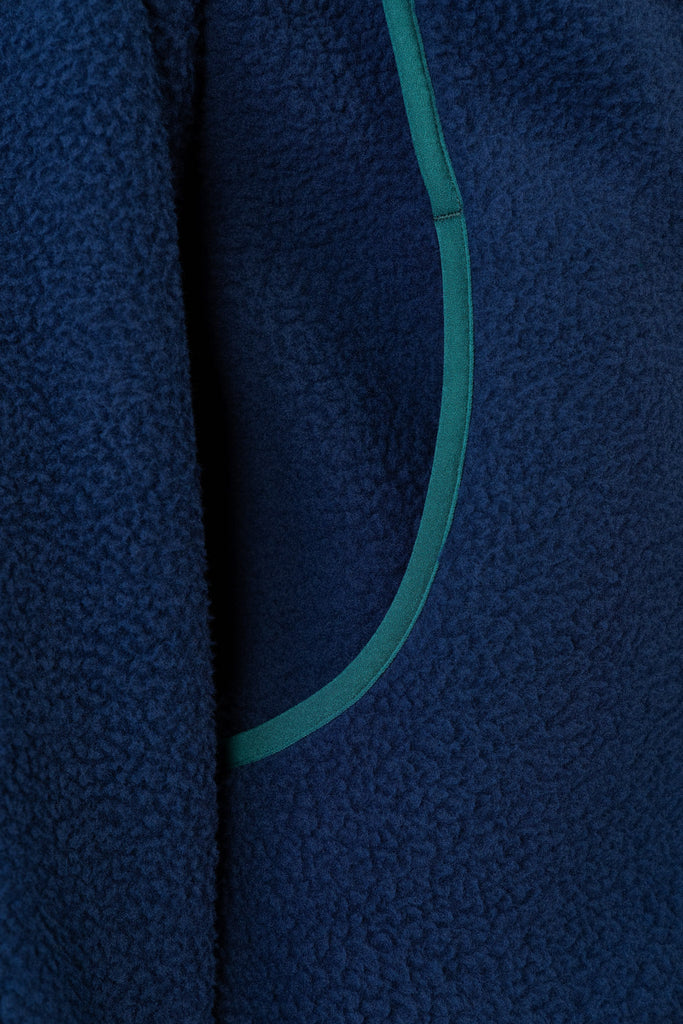 Vitality Polar Fleece Full Zip Hoodie - Oxford