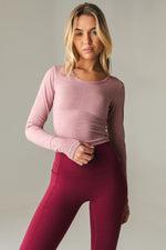 Vitality Daydream Stitch Long Sleeve - Rose Garden