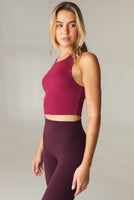 Vitality Basis Rib Tank - Sangria