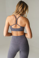 Vitality Daydream Stitch Racer Bra - River Rock