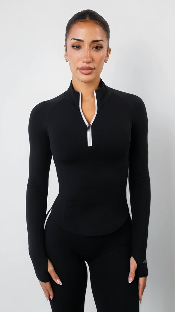 Cloud II™ Half Zip Top - Midnight Contrast