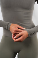 Vitality Basis® Crew Long Sleeve - Vetiver