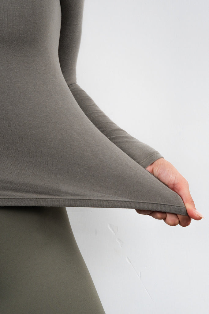 Vitality Basis® Crew Long Sleeve - Vetiver