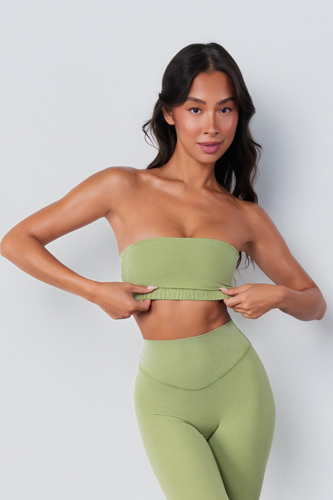 Cloud II™ Bandeau Bra - Palm Leaf Washed