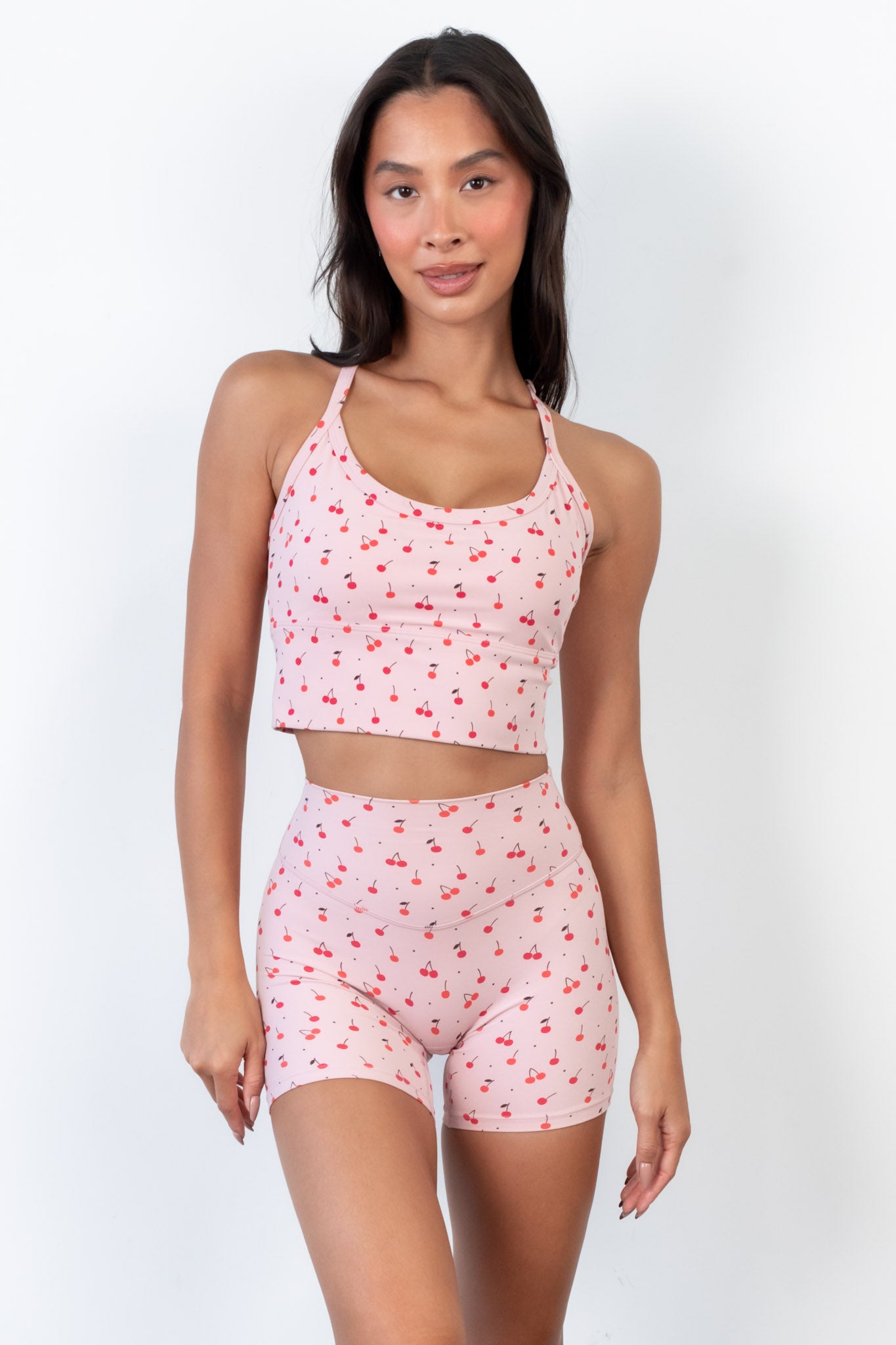 Cloud II™ Y Longline - Cherry Print – Vitality Athletic Apparel