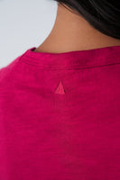 Vitality Whisper Raglan Tee - Passionfruit