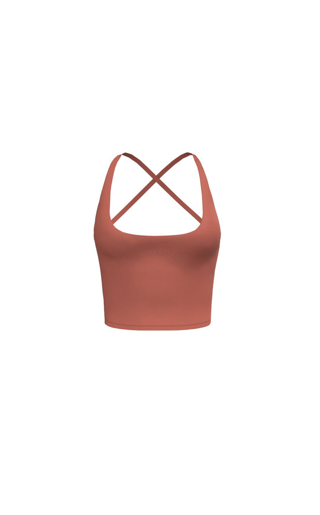 Cloud II™ Lace Up Tank - Paprika