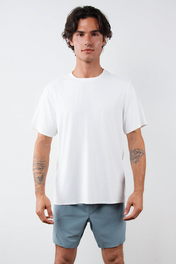 Vitality Zephyr Men's Tee - Snow