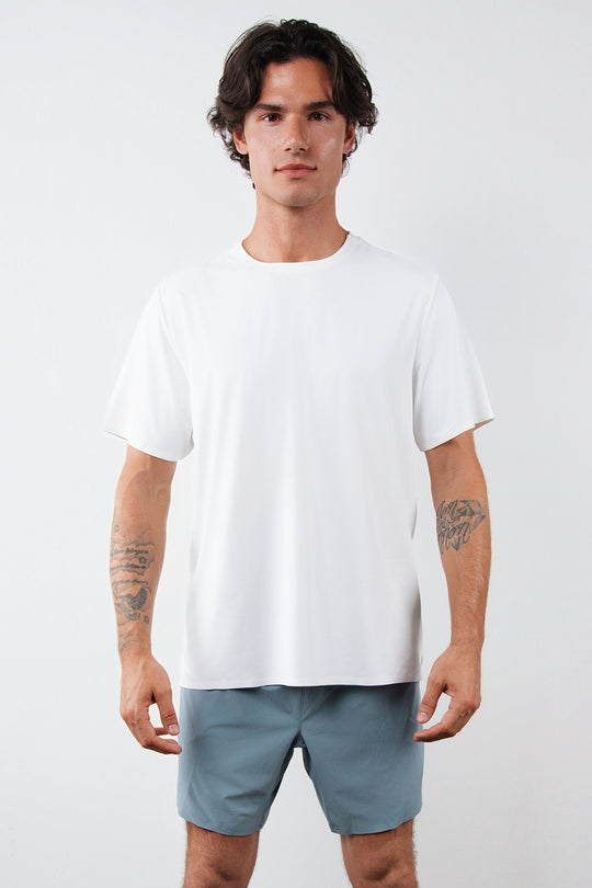 Vitality Zephyr Men's Tee - Snow