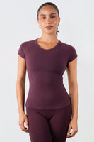 Vitality Basis® Raglan Tee - Wine