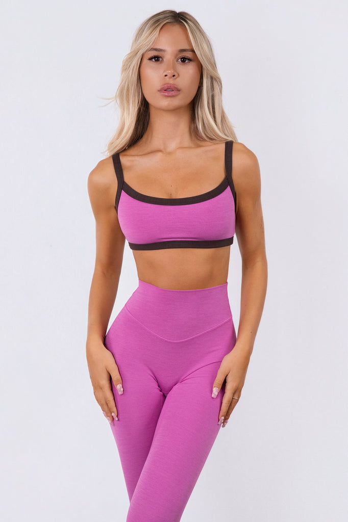Vitality Daydream® Scoop Bra - Berry Heather