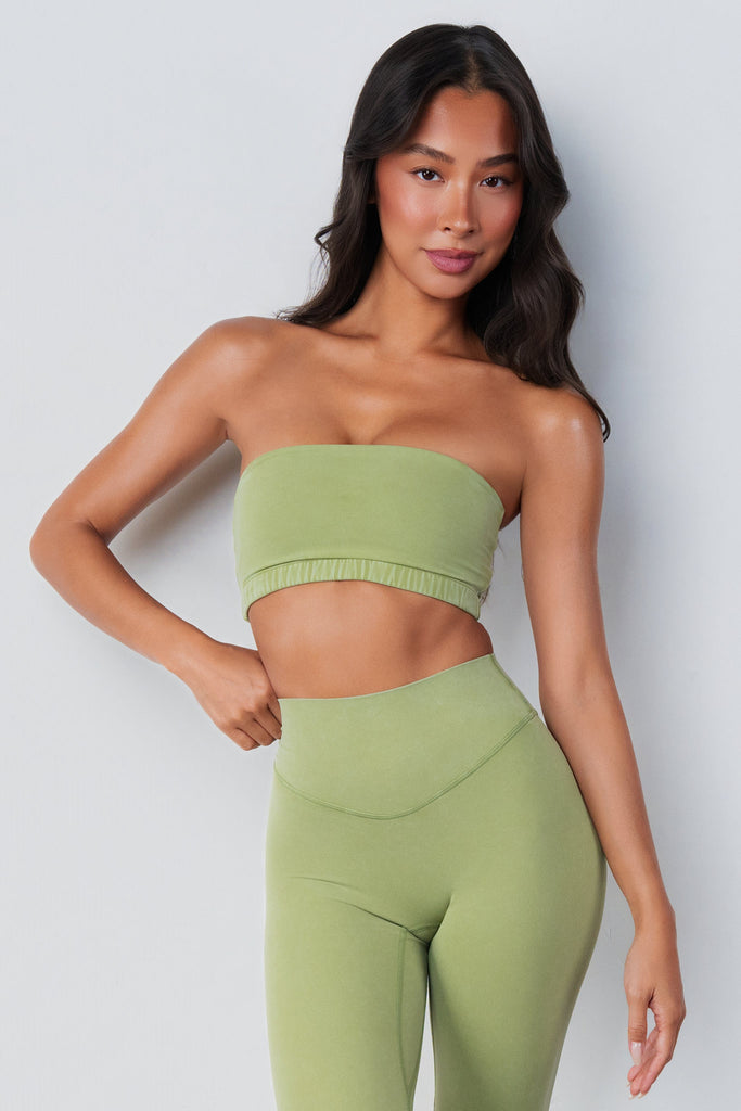 Cloud II™ Bandeau Bra - Palm Leaf Washed