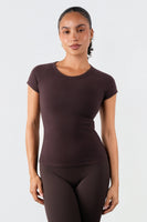 Vitality Basis® Raglan Tee - Espresso