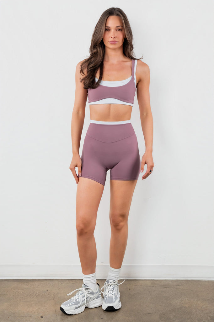Cloud II™ Contrast Volley Short - Earthy Plum