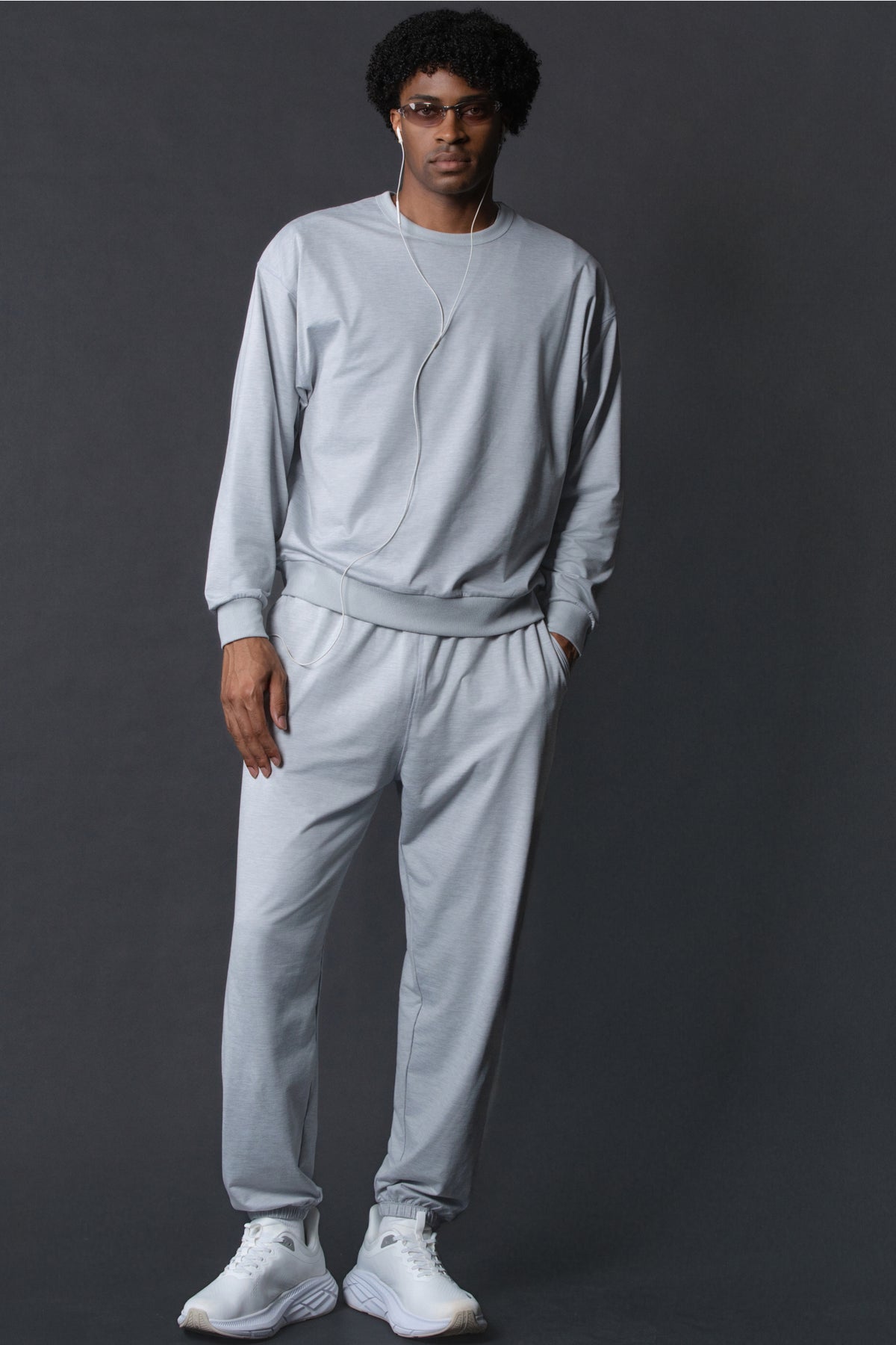 Vitality Marshmallow Men's Go Jogger - Stone Heather
