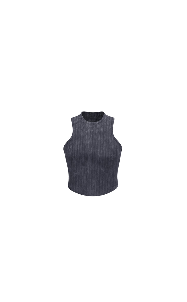 Cloud II™ Rib High Neck Tank - Oxford Washed