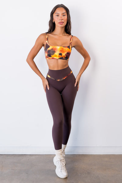Cloud II™ Block Pant - Espresso Tortoise – Vitality Athletic Apparel