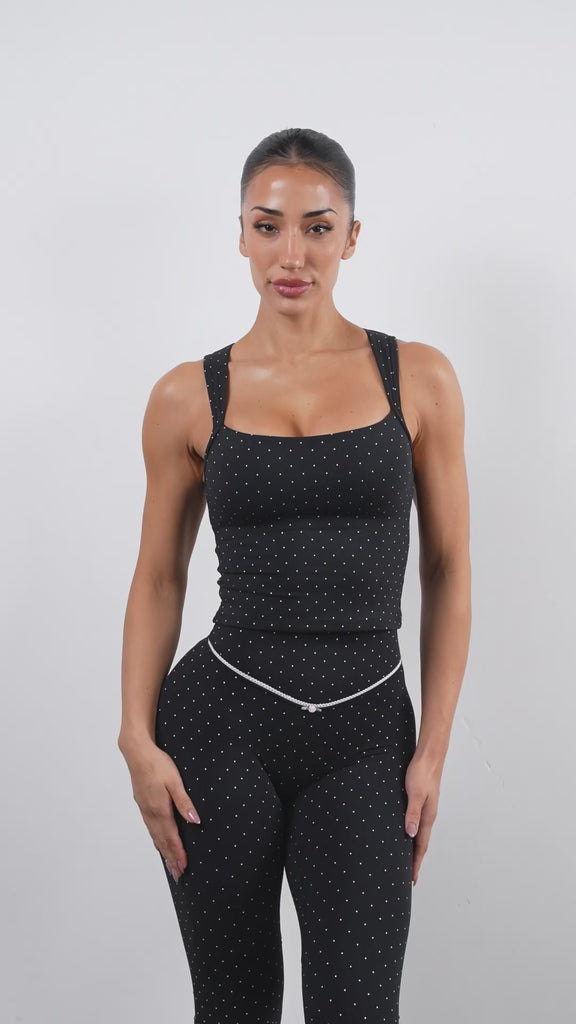 Cloud II™ Together Tank - Midnight Polka Dot