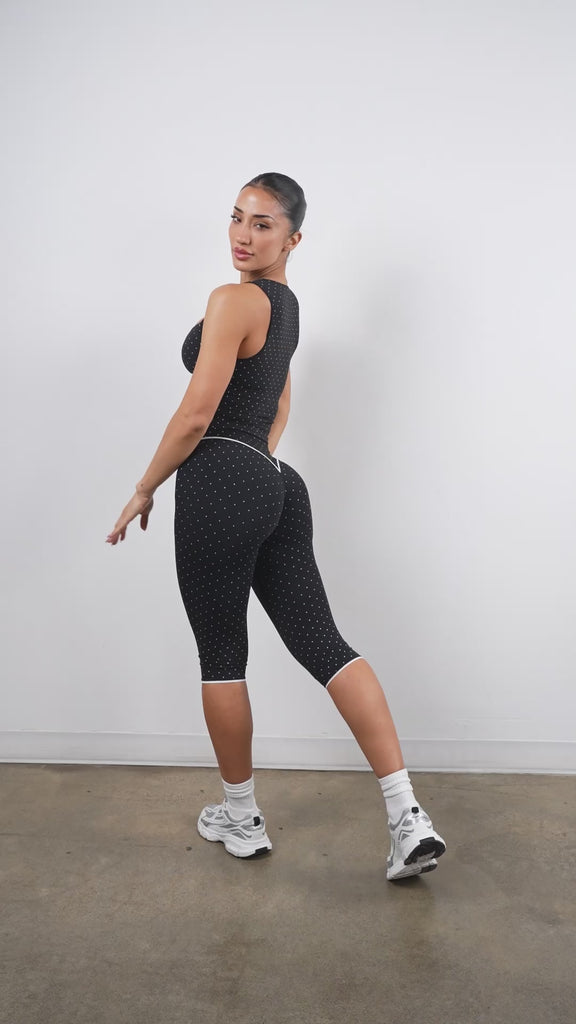 Cloud II™ QT Capri - Midnight Polka Dot