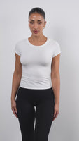 Vitality Basis® Raglan Tee - Snow