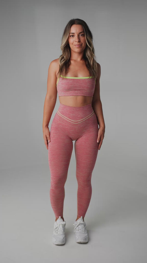 Vitality Daydream Block Pant - Women's Pink Lightweight Yoga Pants