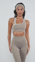 Cloud II™ Swoop Bra - Cashew Contrast
