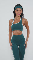 Cloud II™ Swoop Bra - Spruce Contrast