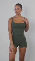 Cloud II™ Scoop Tank - Olive