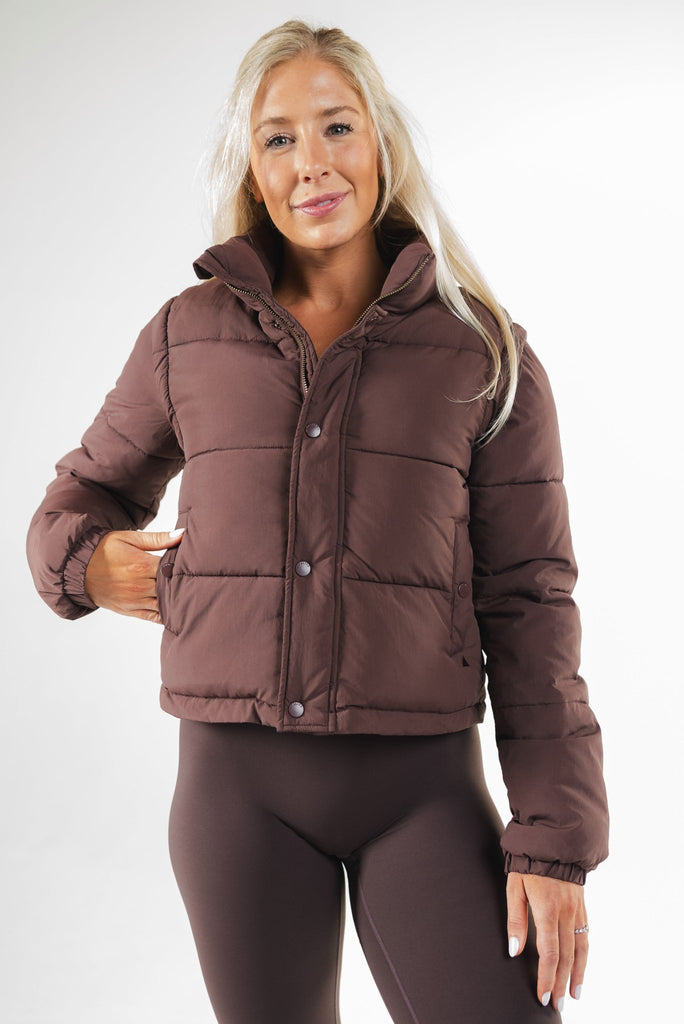 Vitality Convertible Puffer - Cocoa