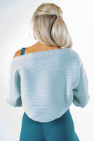 Vitality Ember Crop Sweater - Seaspray