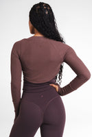 Vitality Easy Rib Shrug - Cocoa