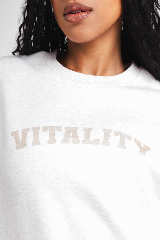 Vitality Uni Cozy Crew - Oat Marl