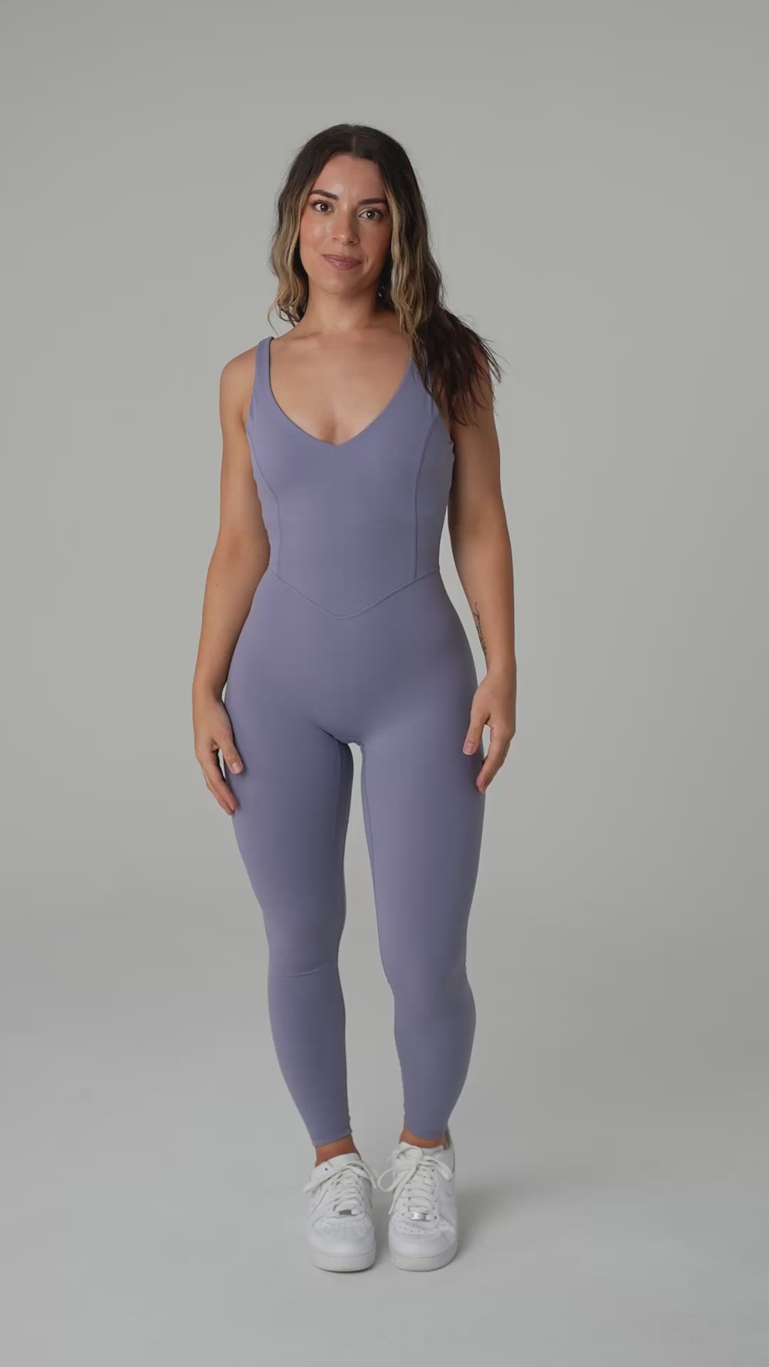 Cloud II Jumpsuit - Women's Blue Jumpsuit – Vitality Athletic Apparel