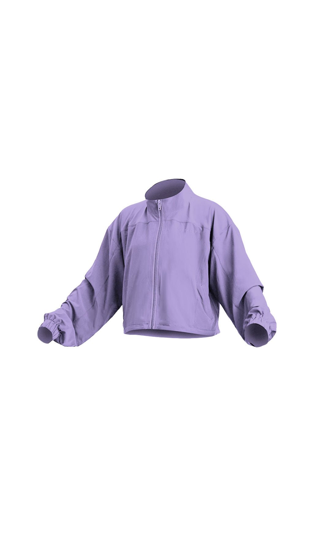 Vitality Breeze Windbreaker - Women's Lavendar Zippered Jacket