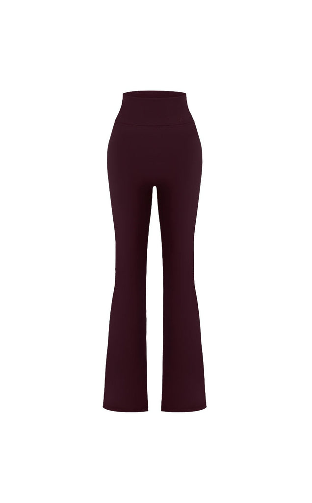 Shop G-Line Women Burgundy Bootcut Pants - High Waisted Flare Trousers