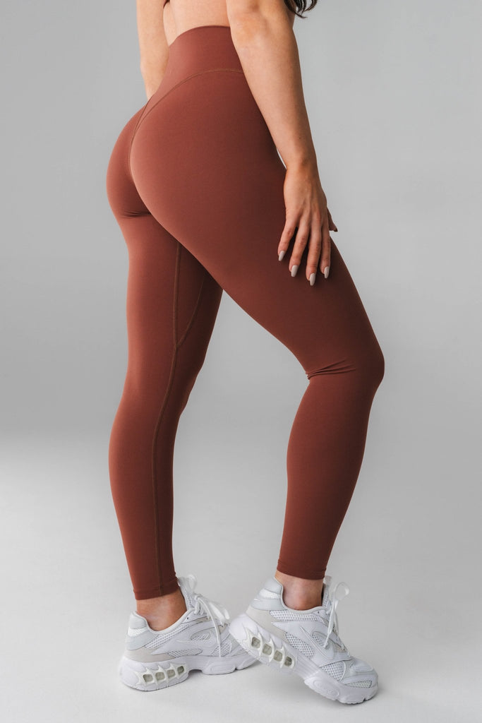 Cloud II™ Pant - Women's Orange Leggings – Vitality Athletic Apparel