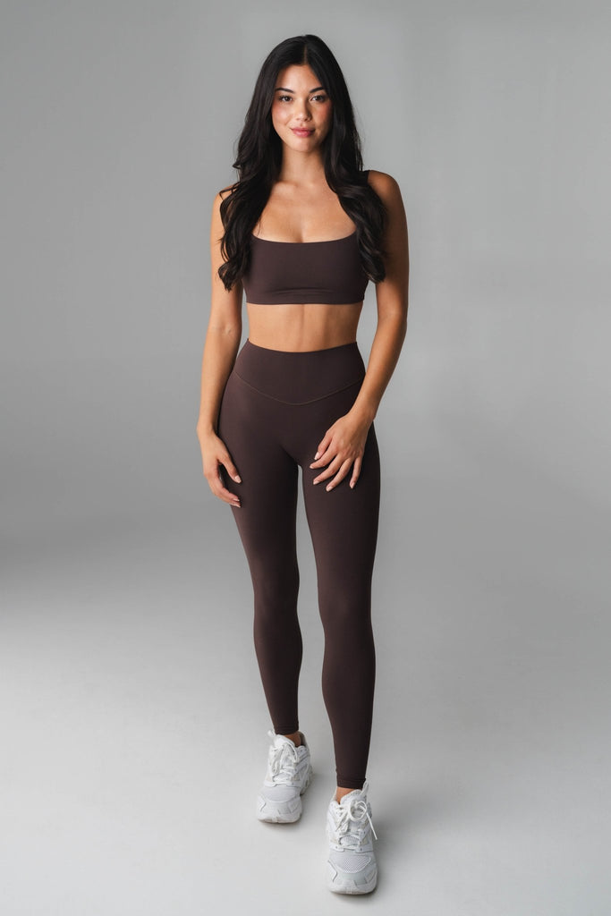 Bra and Tights Pairing $0 - $25 Brown Sports Bras.