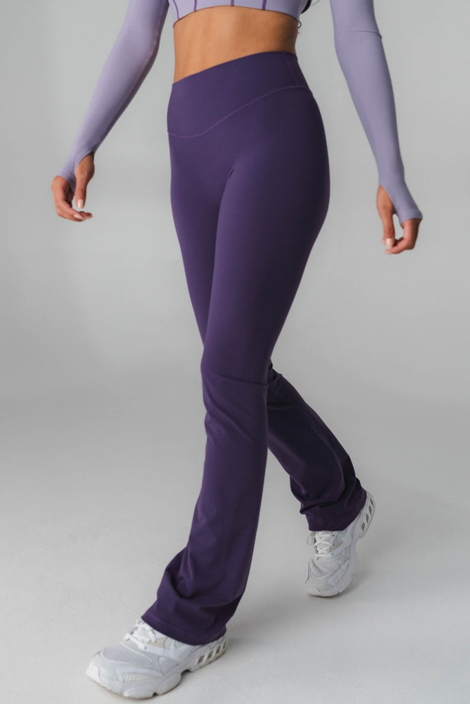 Cloud II™ Trouser - Women's Purple Flare Pant – Vitality Athletic Apparel