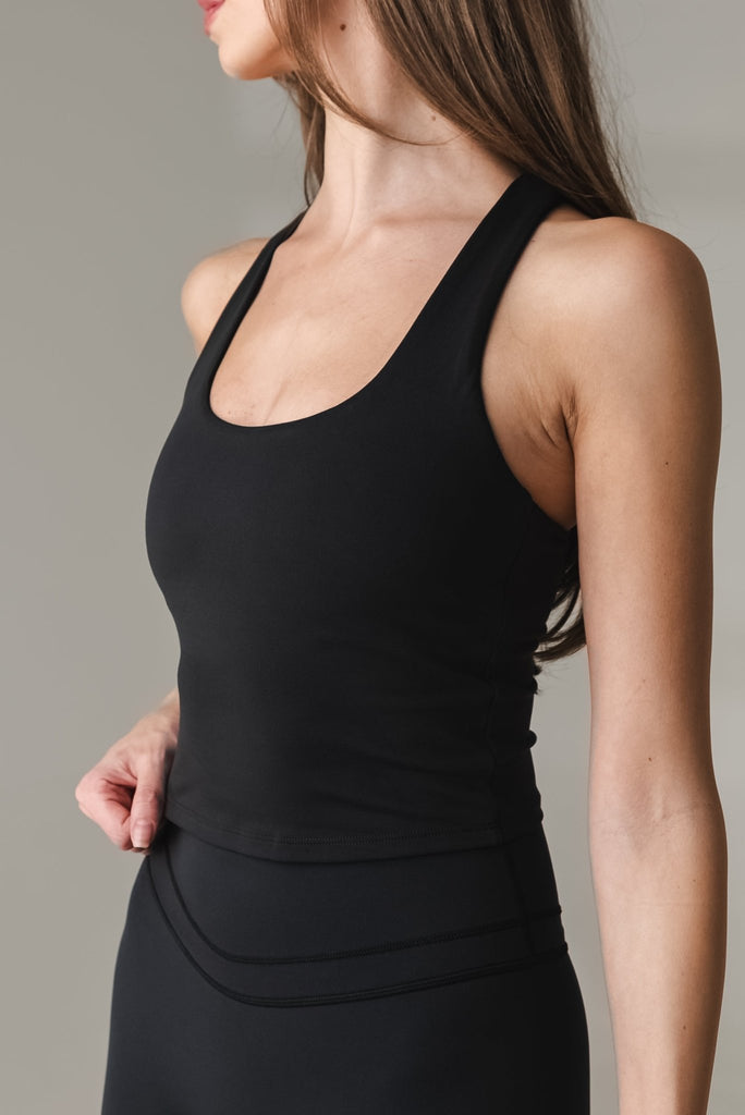Vitality Pulse™ Racer Tank - Midnight Washed