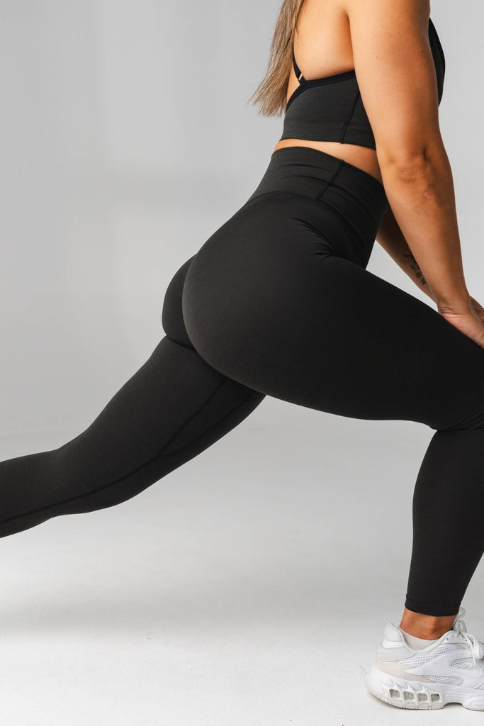 Daydream V Pant - Women's Gray Leggings – Vitality Athletic Apparel