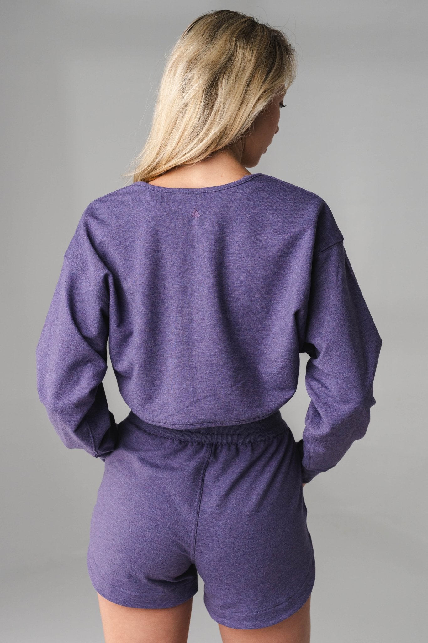 Purple shrug sweater best sale