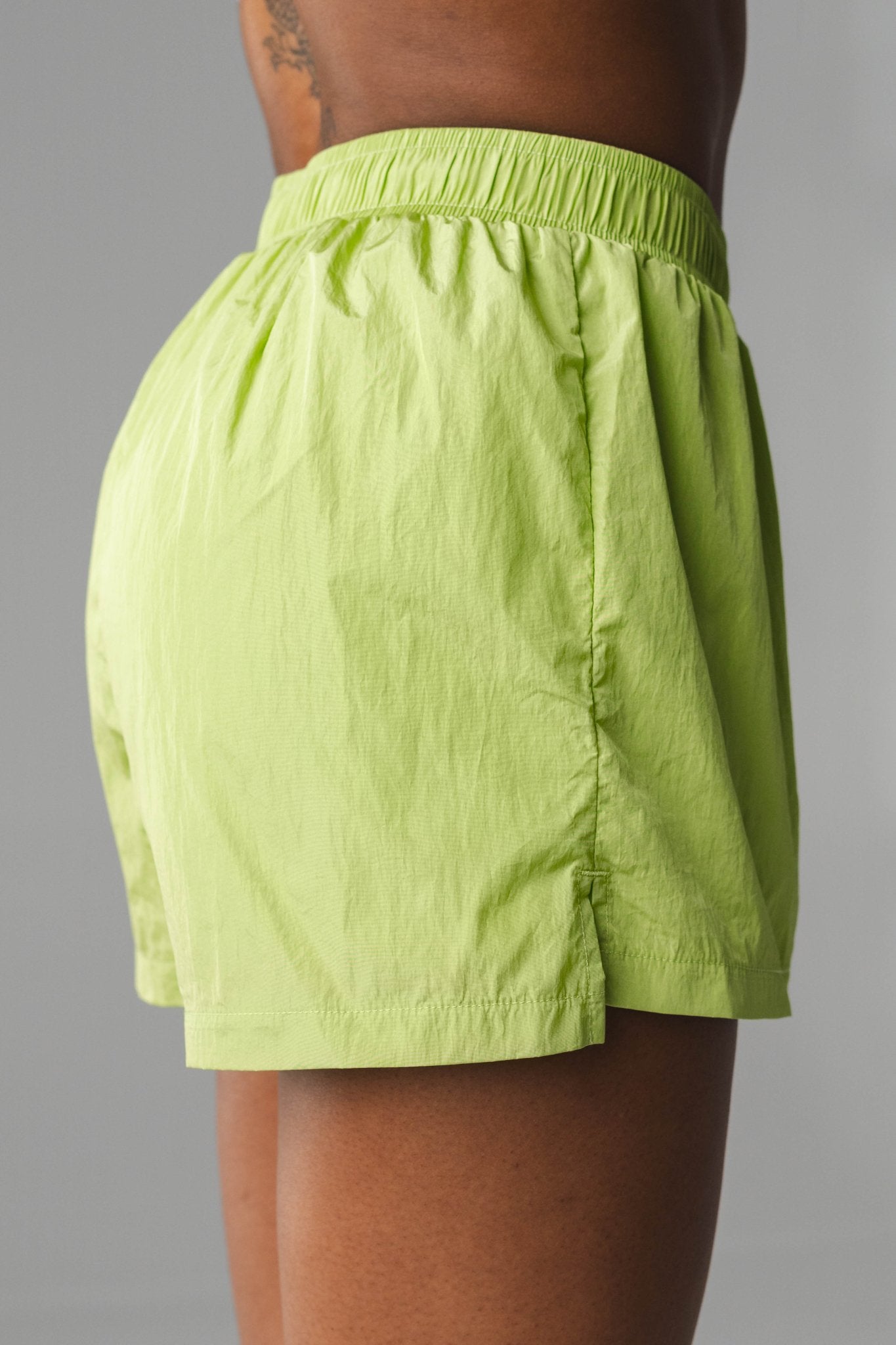 Vitality Surface Run Short - Women's Lime Green Running Shorts