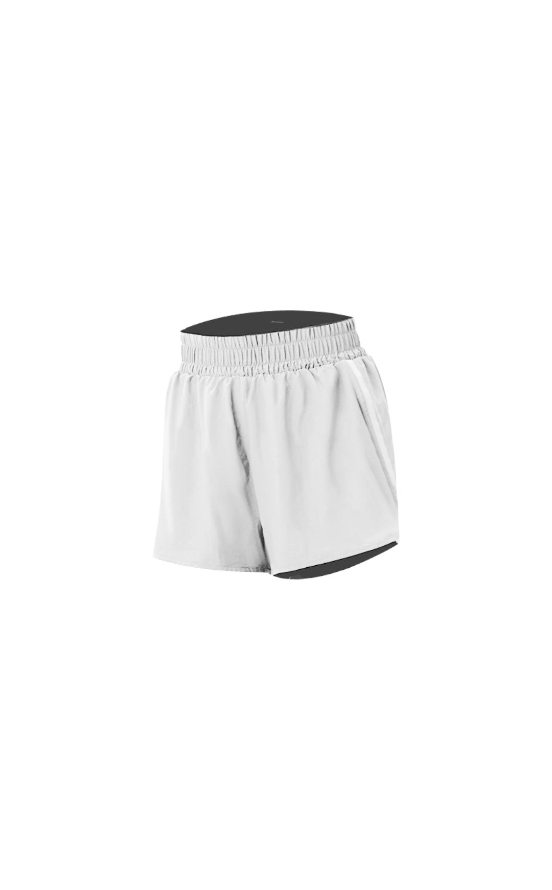 Breeze Run Short - Snow, Women's Bottoms from Vitality Athletic and Athleisure Wear